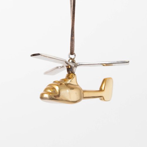 Helicopter AntiqueBrass PewterCombo Craftspring 1