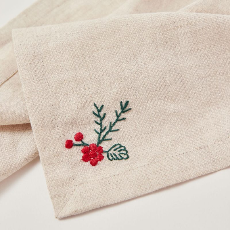 HolidayBloomNapkinSet 5 Craftspring