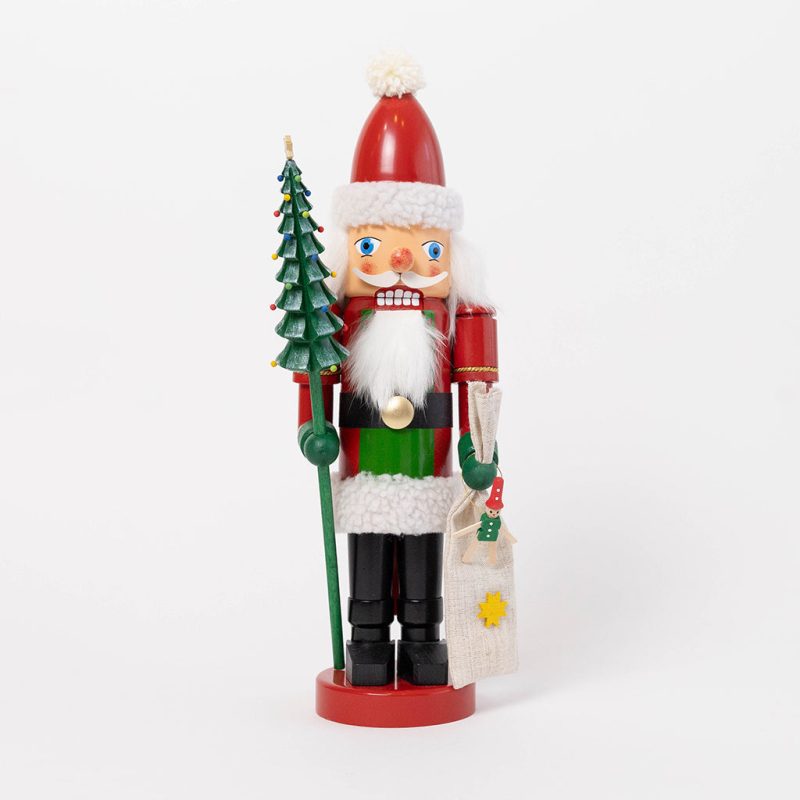 LargeWoodenNutcracker SantaClaus Craftspring 1