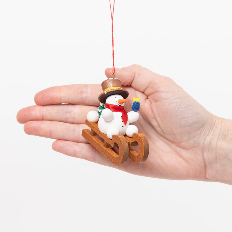 SnowmanSledWooden Craftspring 4