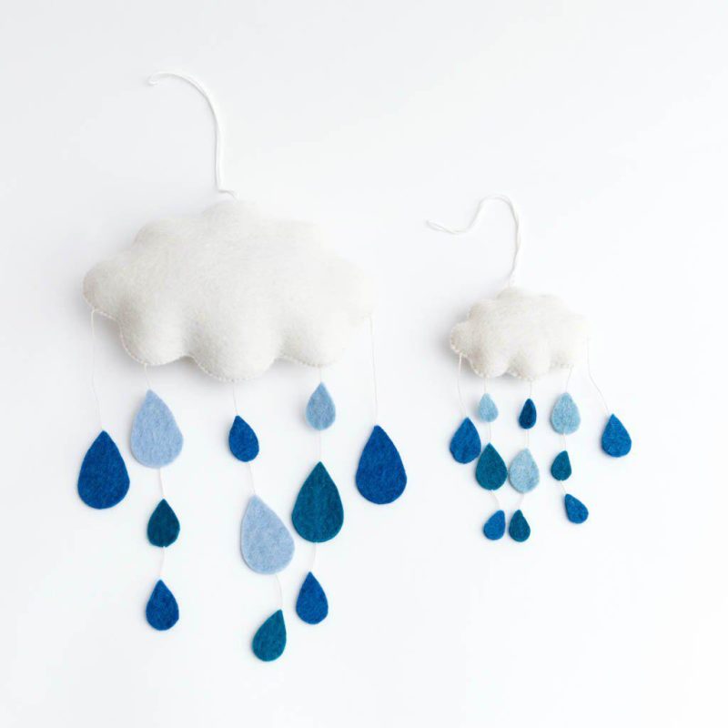 SpringShower sCloudMediumSmall WallHanging 1 Craftspring